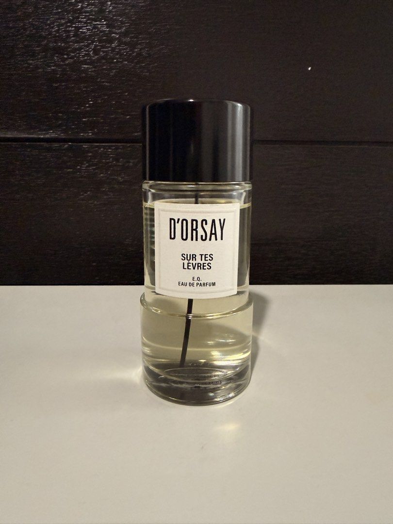 D'ORSAY Sur Tes Levres Eau de Parfum 90ml (Category: Fragrance & Deodorants) located in Manila. Submitted by dj0610 (Listing ID 1459786935, Image 1). Description: - D'ORSAY Sur Tes Levres Eau de Parfum - 85/90ml -full presentation.