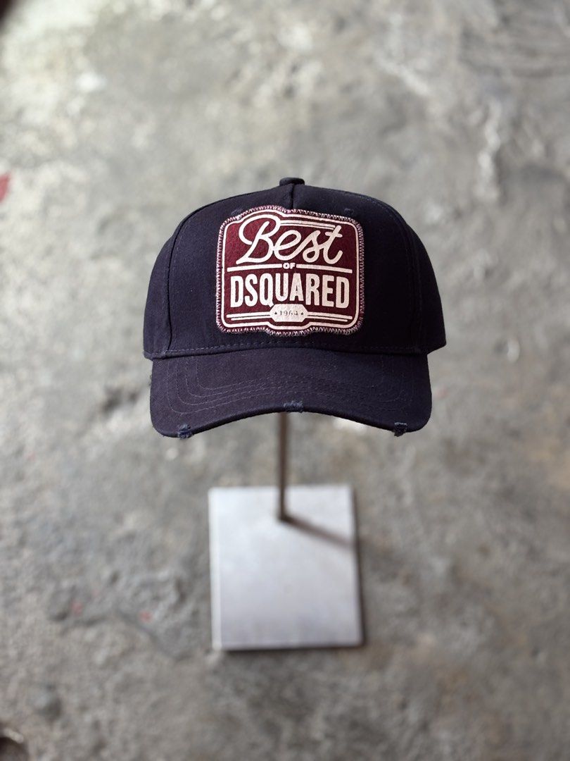 DSQUARED2 "Best of Dsquared" Baseball Cap (Category: Caps & Hats) located in Bacolod City. Submitted by money_maker06 (Listing ID 1459705490, Image 1). Description: DSQUARED Dad Hat 🌳 •With Hangtag •Price: 499 💰.