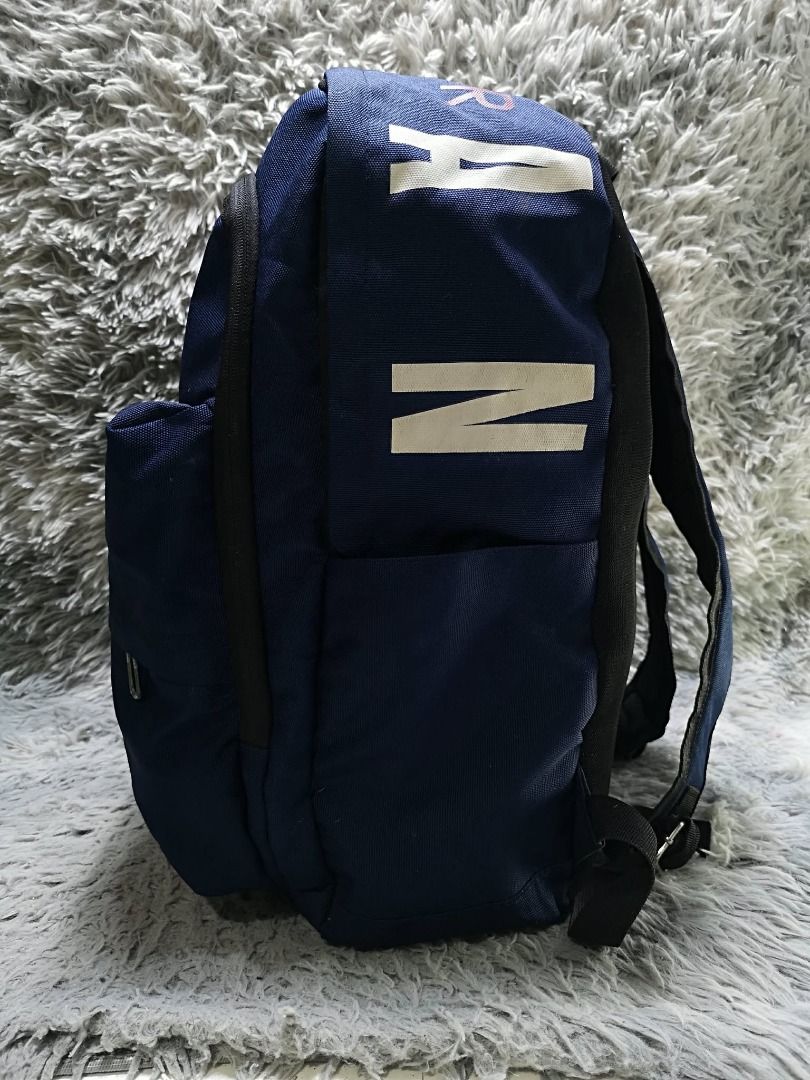 Durable Men Backpack Bag (Category: Backpacks) located in Santa Cruz. Submitted by jmy_surplus.2 (Listing ID 1459716150, Image 2). Description: Size : L - 20 W - 14 Color : Navy Blue Type : Backpack Bag Brand : No Brand Material : Nylon Style : Navy Blue Zipper Closure Backpack Bag LR 168 JMY 5 Batch #217 AVAILABLE.