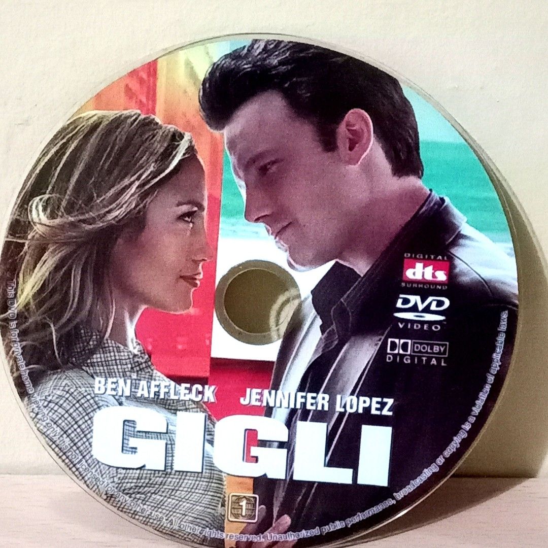 DVD Movie : "GIGLI" (Category: CDs & DVDs) located in Bulacan. Submitted by namethesizemkt2 (Listing ID 1459806606, Image 2). Description: .