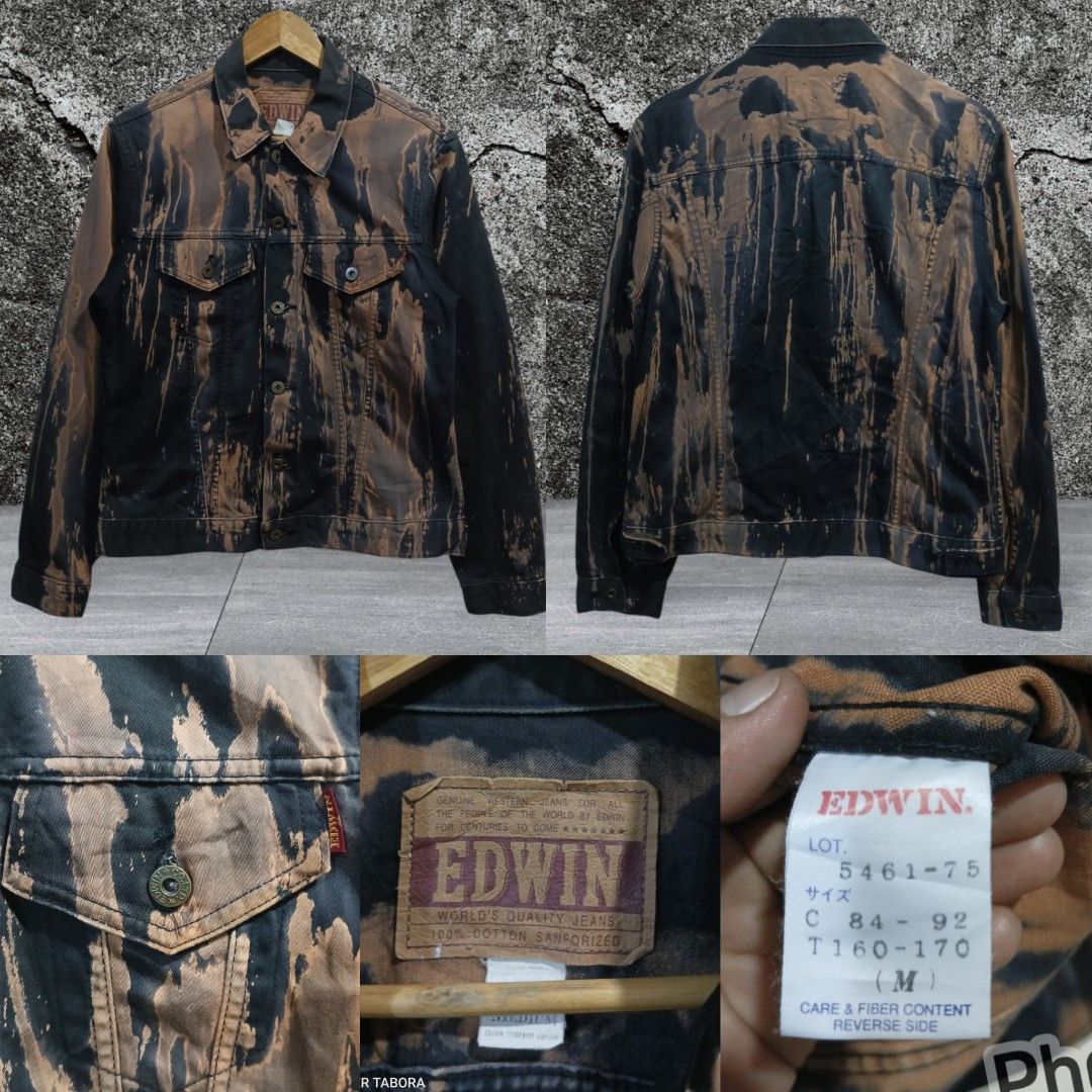 EDWIN Bleached denim (Category: Coats, Jackets and Outerwear) located in Calatagan. Submitted by lyvertabora (Listing ID 1459705674, Image 1). Description: Dimension:L-24 W-19 COLORATE:9/10 very good condition .