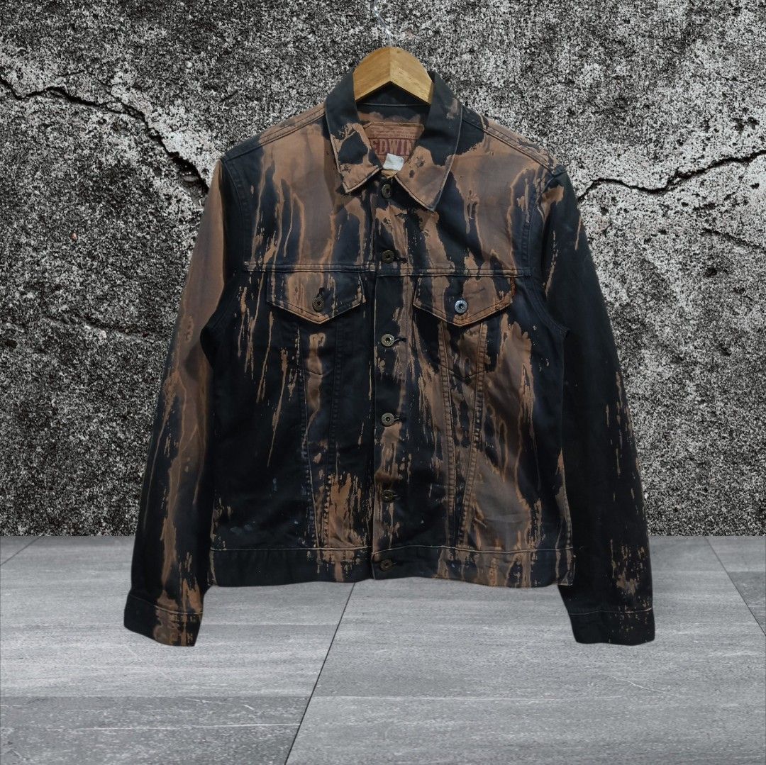 EDWIN Bleached denim (Category: Coats, Jackets and Outerwear) located in Calatagan. Submitted by lyvertabora (Listing ID 1459705674, Image 2). Description: Dimension:L-24 W-19 COLORATE:9/10 very good condition .