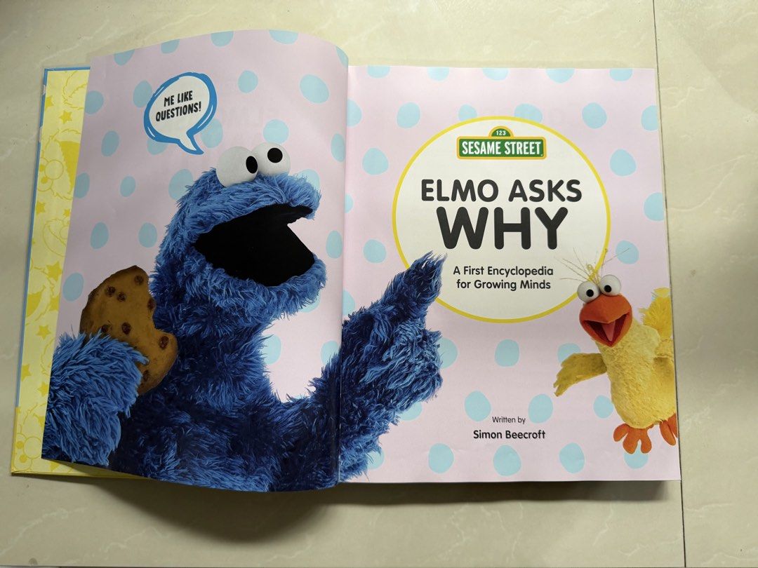 Elmo Asks Why - A First Encyclopedia (Category: Children's Books) located in Paranaque City. Submitted by dbymbong (Listing ID 1459748793, Image 3). Description: - lightly used - bought in the US - brand new price is $25 MOP: Gcash.