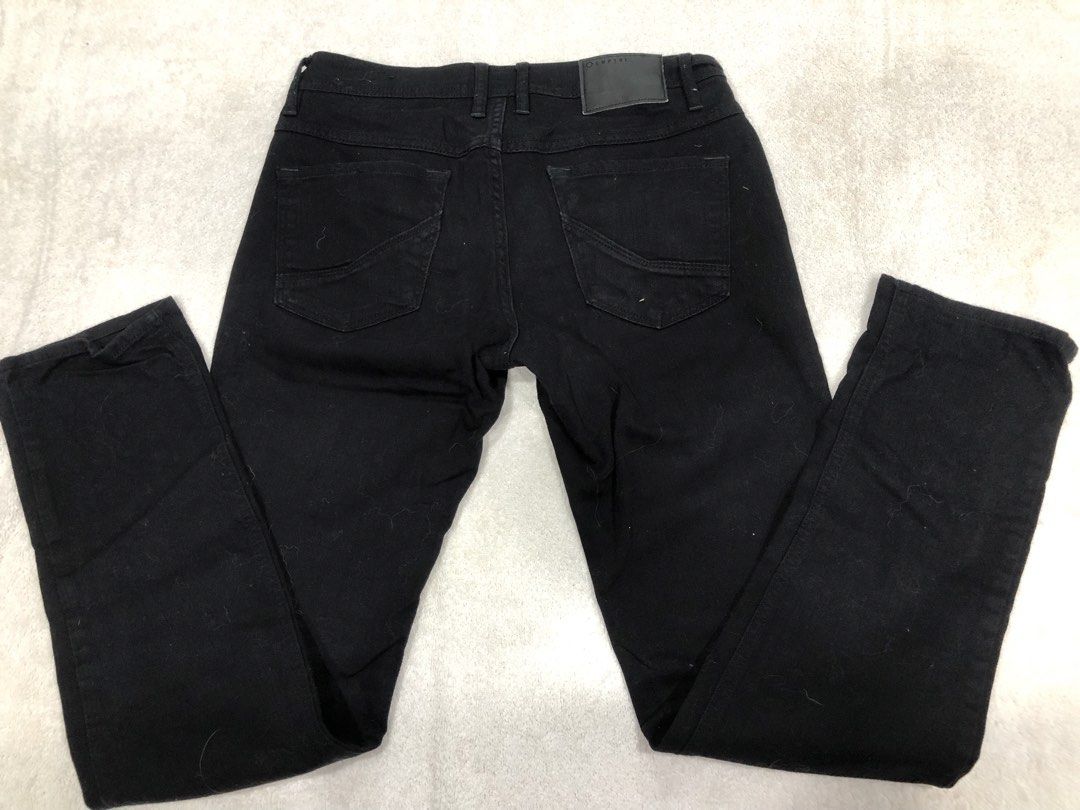 Empyre Black Denim Jeans Size 30 (Category: Jeans) located in Manila. Submitted by janmichael26601 (Listing ID 1459793788, Image 2). Description: - Brand: Empyre - Color: Black - Fit: Straight Leg - Size: 30 Waist - Style: Classic five-pocket - Closure: Button and zip fly - Material: Durable denim - Ideal for: Everyday wear - Note: Please check measurements in photos.