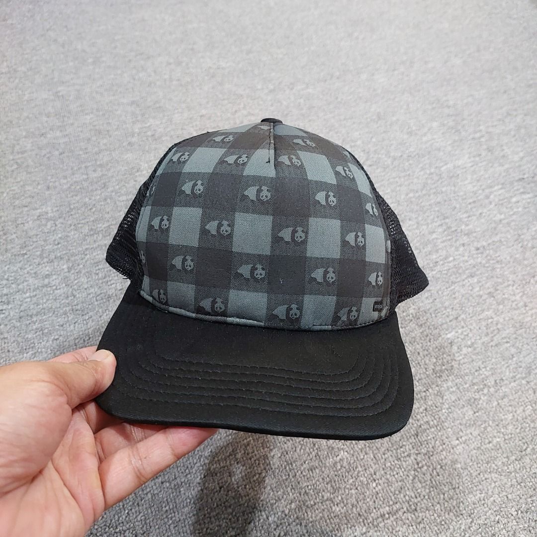 Enjoi Trucker Cap Checkerboard Pattern Mesh Back (Category: Caps & Hats) located in Cebu City. Submitted by thrift.thriftly (Listing ID 1459838637, Image 2). Description: condition: excellent issues: loose stitch, sign of use type: snapback.