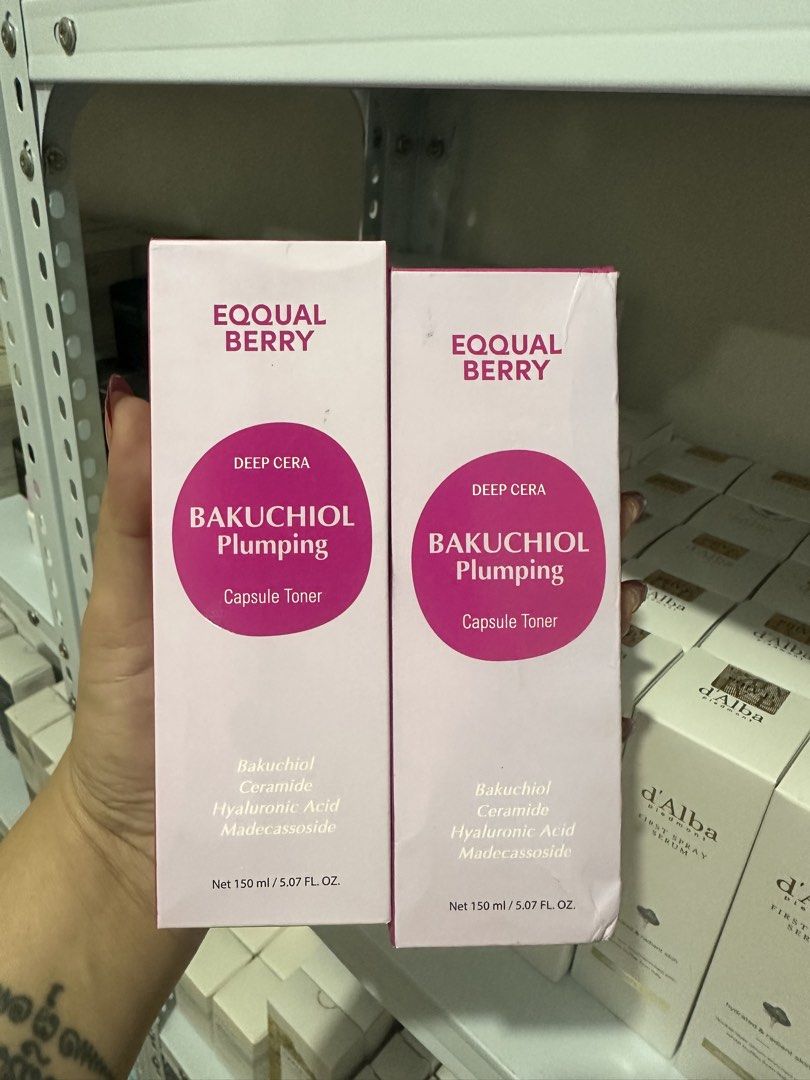 Eqqualberry Bakuchiol plumping capsule toner (Category: Face Care) located in Cavite. Submitted by bloom_by_hyacinth (Listing ID 1459896856, Image 1). Description: .