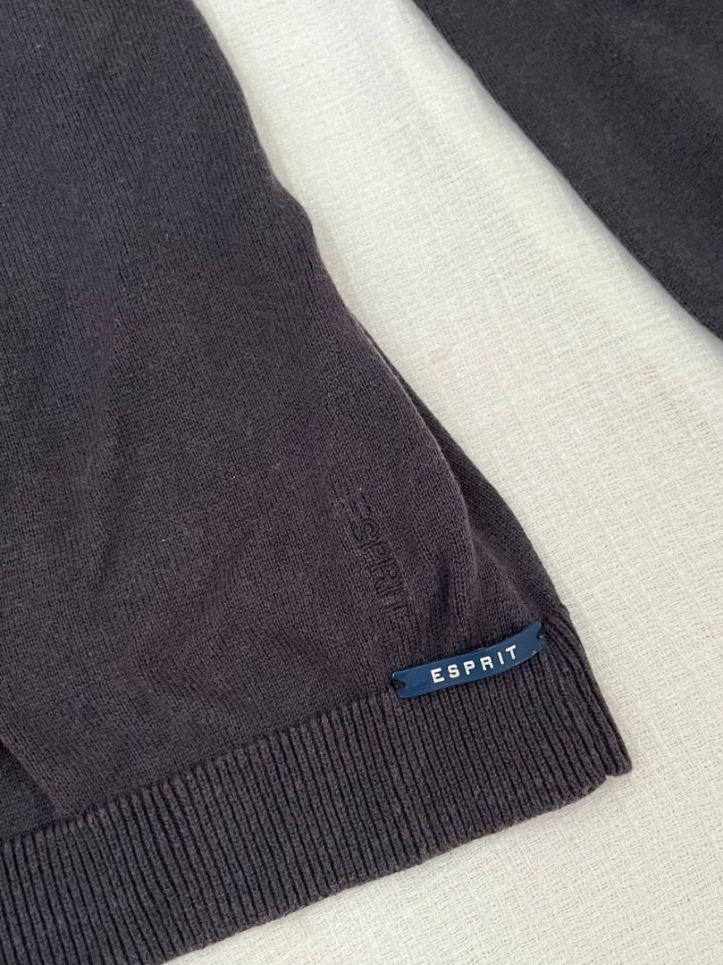 Esprit Essentials Dark Gray Cardigan (Category: Longsleeves) located in Caloocan City. Submitted by fishfilei (Listing ID 1459785331, Image 3). Description: Details: • Dark gray Esprit Essentials cardigan • Size on tag: M/L • For reference: I have a 23-inch waist and 32-inch bust Mode of Payment (MOP): • GCash • BDO / BPI / Metrobank • Bank transfer via QR code Mode of Delivery (MOD): • J&T • Lalamove / Grab Express Reason for Selling (RFS): • De