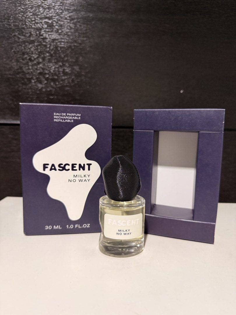 FASCENT Milky No Way Eau de Parfum 30ml (Category: Fragrance & Deodorants) located in Manila. Submitted by dj0610 (Listing ID 1459791091, Image 2). Description: - FASCENT Milky No Way EDP -28/30ml -full presentation -RFS: decluttering .