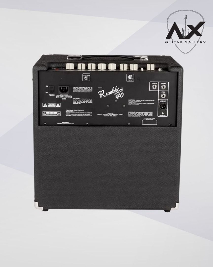 Fender Rumble 40W V3 Bass Combo Amplifier, 230V (Category: Soundbars, Speakers & Amplifiers) located in Binmaley. Submitted by axguitargallery (Listing ID 1459752215, Image 2). Description: BRAND NEW Fender Rumble 40W V3 Bass Amplifier 40 watts 10 Fender Special Design speaker Compact and lightweight (18 pounds) ported enclosure with removable grille Overdrive circuit (controlled manually or with optional footswitch) Three-button voicing section 