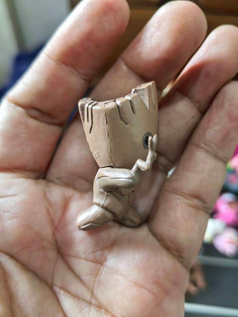 Figure - Miniature Baby Groot (Category: Figurines & Statues) located in Cebu City. Submitted by dudes_villanueva (Listing ID 1459737509, Image 3). Description: Figure - Miniature Baby Groot 📌 Trading figure from the Takara Tomy Arts Marvel Kawaii Art Figure collection. 📌 Lacking Stand..