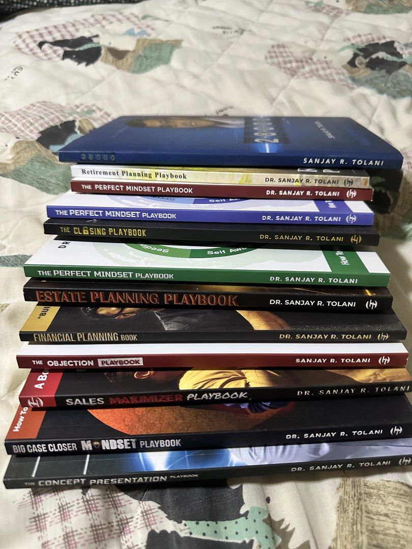 Financial Advisor book (Category: Textbooks) located in Taguig. Submitted by engrcj (Listing ID 1459766009, Image 1). Description: For sale: Bundle of Dr Sanjay Tolani books for Financial Advisors. 4 books are signed by Dr Sanjay. Bought last March 2025. 10,000 (slightly nego) All books are in mint condition. #MDRT #SanjayTolani #FinancialAdvisor.