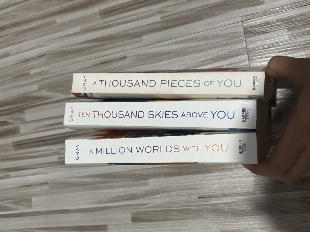 Firebird Trilogy by Claudia Gray (Category: Storybooks) located in Paranaque City. Submitted by danicajs (Listing ID 1459847817, Image 3). Description: TAKE ALL FOR PHP 600 RFS: Decluttering, urgent funds needed Paperback copies of the Firebird Series (Sci-fi Romance) • Thousand Pieces of You (PHP 250) • Ten Thousand Skies Above You (PHP 200) • A Million Worlds With You (PHP 200) Feel free to message for any inquiries..