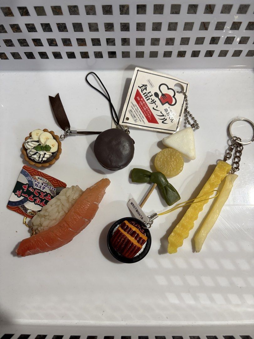Food dessert snack keychain charm (Category: Charms) located in Placer. Submitted by zeegunda.mano (Listing ID 1459783591, Image 1). Description: TAKE ALL FOR 200.