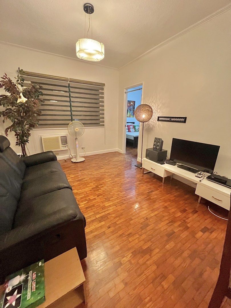 For Rent - Alpha Salcedo Condominium (Category: Apartments & Condos) located in Mandaluyong City. Submitted by fashionbymamon (Listing ID 1459716346, Image 2). Description: -Alpha Salcedo Condo, along HV dela Costa St. Salcedo, Village Makati - Newly- renovated and Fully-furnished! - With 2 inverter aircons, 2-door inverter fridge, sofa, large cabinets w/ mirror, shoe cabinet, dining table & chairs, bed frame, cushion and pillows, water heater, k