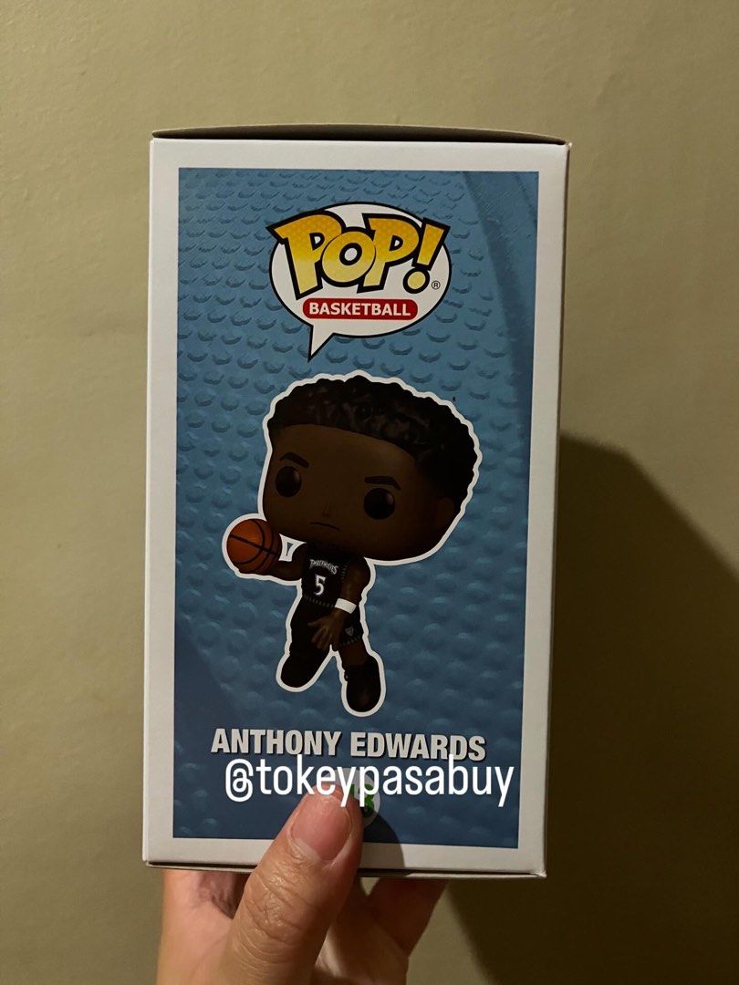 FUNKO POP ANTHONY EDWARDS (Category: Designer & Blind Box Toys) located in Paranaque City. Submitted by tokeypasabuy (Listing ID 1459834939, Image 2). Description: ONHAND 👌 READY TO SHIP 👌 OFFICIAL 👌 FUNKO POP ANTHONY EDWARDS 1,500 PHP MOP: Maribank/Bank Transfers MOD: SCO/JNT DM for Inquiries 😊.