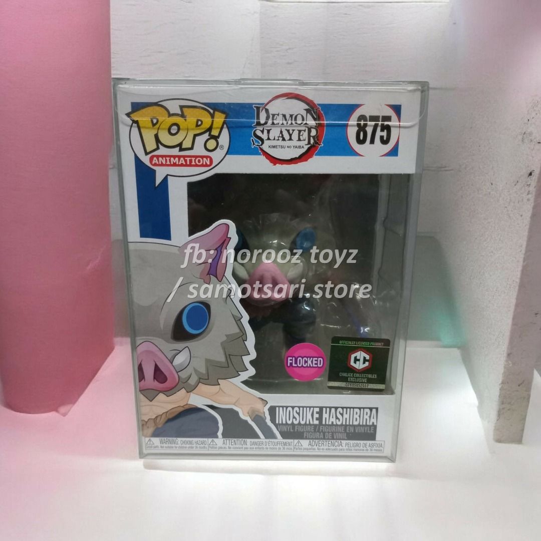 Funko Pop Inosuke Hashibira #875 (Category: Designer & Blind Box Toys) located in Pasig City. Submitted by samotsari.store (Listing ID 1459792351, Image 1). Description: 👀✨ **Pasilip ni NorooZ #321 — Funko Pop Inosuke Hashibira #875 ⚔️🐗** Mga boss, **Demon Slayer tayo!** 🔥 Silip natin si **Inosuke Hashibira #875** — wild na, astig pa! 🐗⚔️ 🎁 **FREE PROTECTOR!** 🎯 **Item Details:** * Funko Pop **Inosuke Hashibira #875** * Demon Slayer * With 