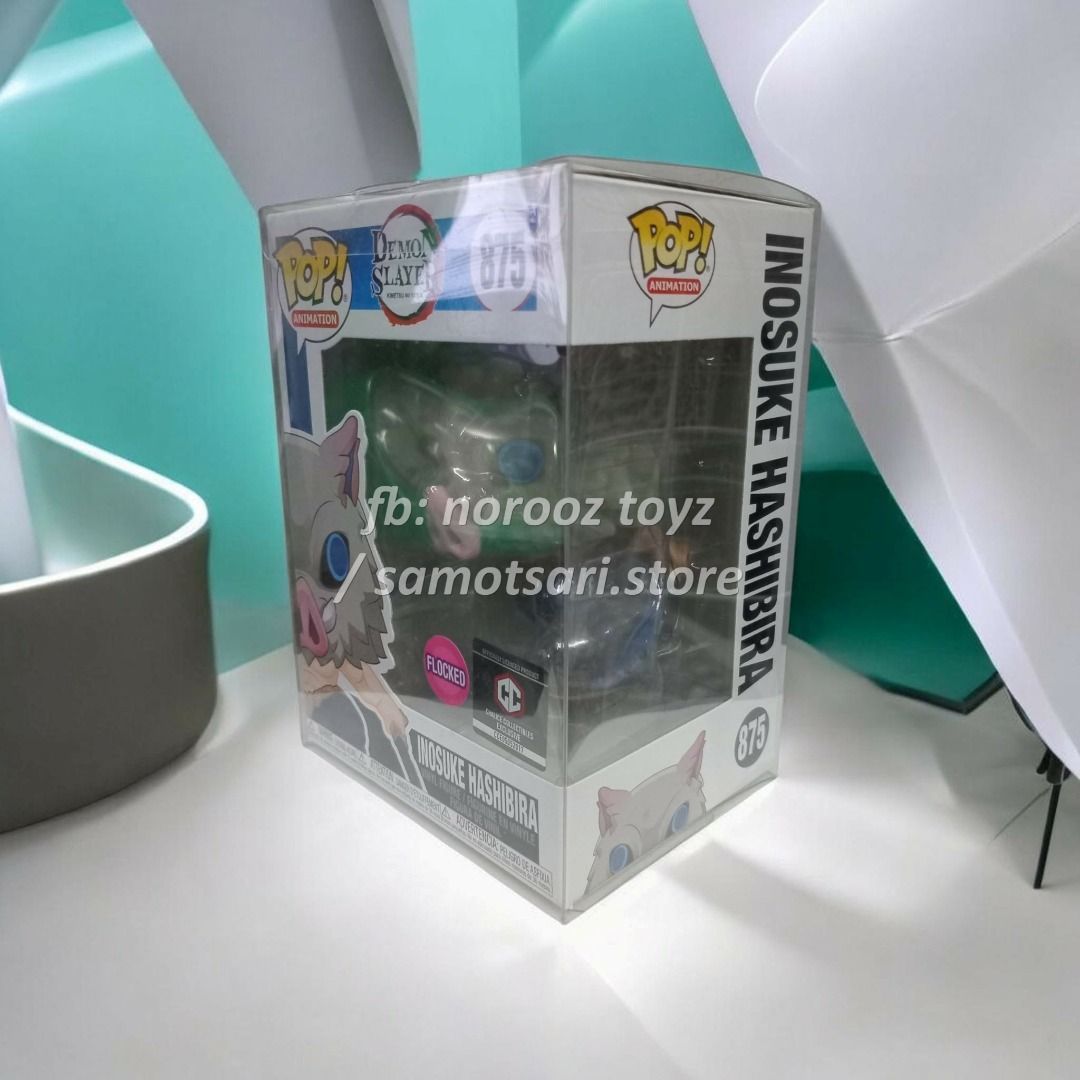 Funko Pop Inosuke Hashibira #875 (Category: Designer & Blind Box Toys) located in Pasig City. Submitted by samotsari.store (Listing ID 1459792351, Image 2). Description: 👀✨ **Pasilip ni NorooZ #321 — Funko Pop Inosuke Hashibira #875 ⚔️🐗** Mga boss, **Demon Slayer tayo!** 🔥 Silip natin si **Inosuke Hashibira #875** — wild na, astig pa! 🐗⚔️ 🎁 **FREE PROTECTOR!** 🎯 **Item Details:** * Funko Pop **Inosuke Hashibira #875** * Demon Slayer * With 