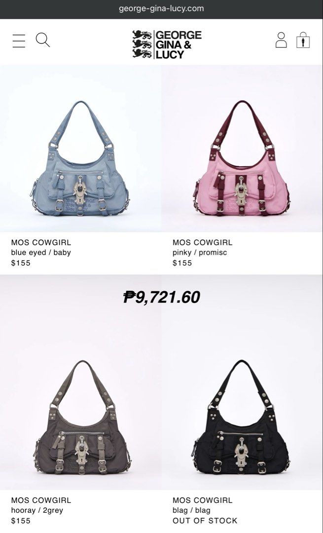 GEORGE GINA & LUCY W Handbag (Category: Luxury Bags & Wallets) located in Bauang. Submitted by thriftypockets92 (Listing ID 1459785472, Image 2). Description: .