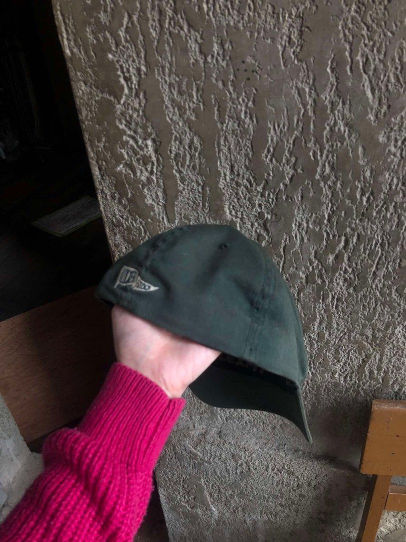 Green Brooklyn Baseball Cap (Category: Caps & Hats) located in Muntinlupa City. Submitted by ksclocollection (Listing ID 1459721590, Image 2). Description: Green 'Bklyn' dad hat. Adjustable strap. Good for casual wear. Shows minor signs of use. NEED WASH.
