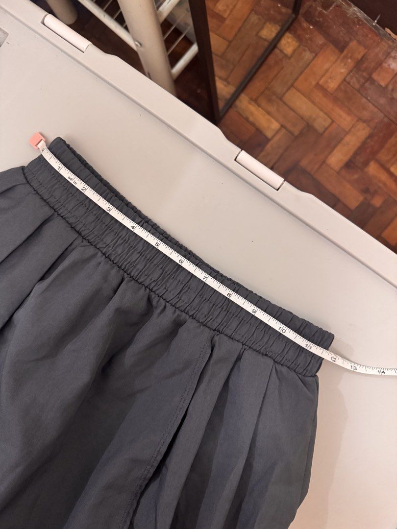Grey Sport Skirt (Category: Skirts) located in Makati City. Submitted by prelovedbymich. (Listing ID 1459737903, Image 2). Description: - Grey wrap skirt with pleats.
