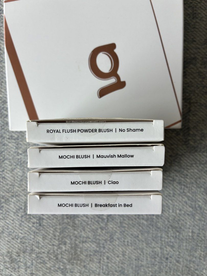 GRWM Cosmetics Blush Bundle (Category: Makeup) located in Mandaluyong City. Submitted by ekho_ekho (Listing ID 1459751415, Image 2). Description: brand new in packaging: •Breakfast in Bed Mochi Blush •Ciao Mochi Blush •Palette Case (Rose Gold) swatched lightly: •Mauvish Mallow Mochi Blush •No Shame Powder Blush ——- No rush shipping. Same day delivery (Grab/Lalamove etc) okay but give a day’s notice. No low-ballers. Prices already lower than retai