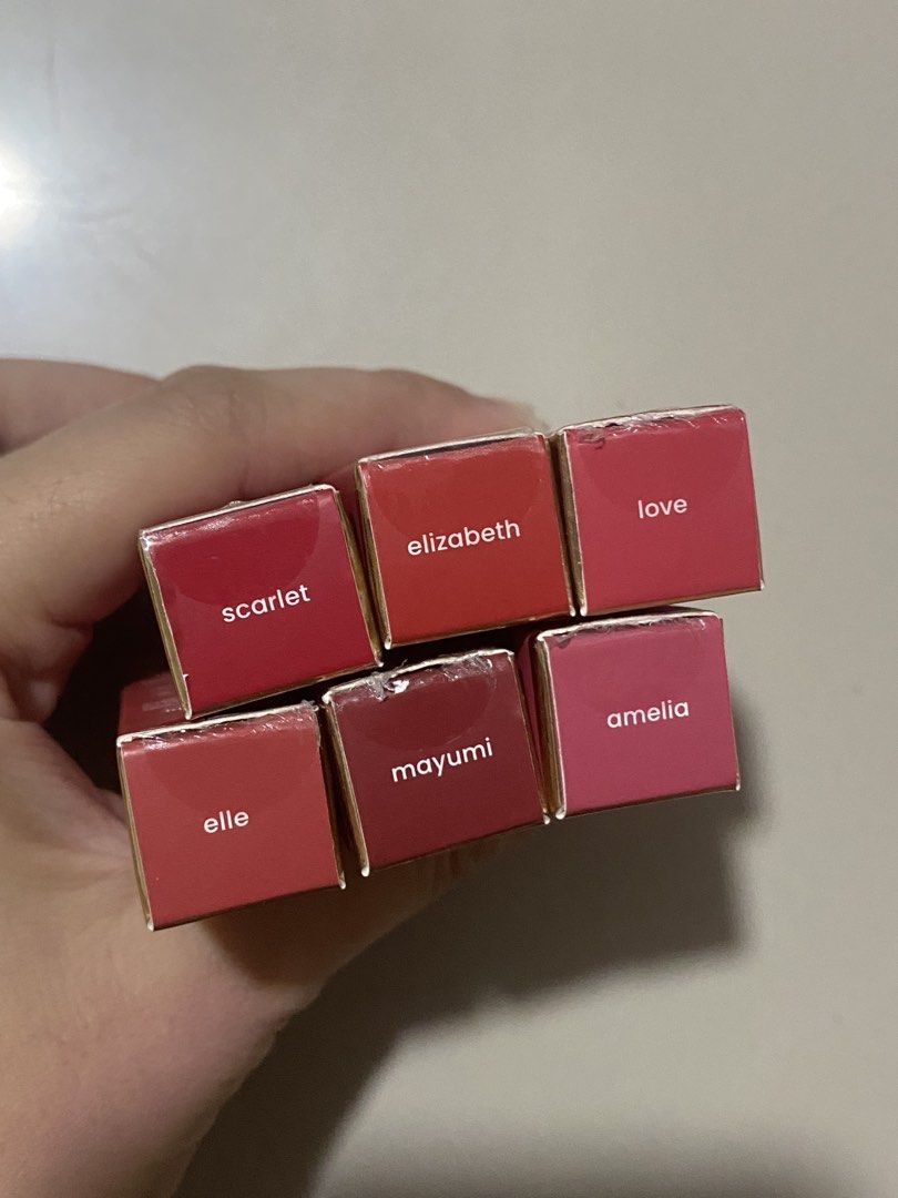 Grwm lip couture (Category: Makeup) located in Las Pinas. Submitted by declutteredna (Listing ID 1459850146, Image 2). Description: 150 each swatched only Gcash | jnt & lalamove.