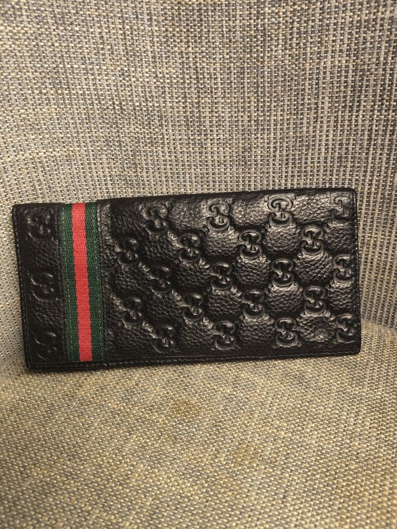 Gucci Guccissima leather long wallet (Category: Luxury Bags & Wallets) located in Mabalacat. Submitted by chiccharmbymitch (Listing ID 1459816326, Image 2). Description: Self authenticate.
