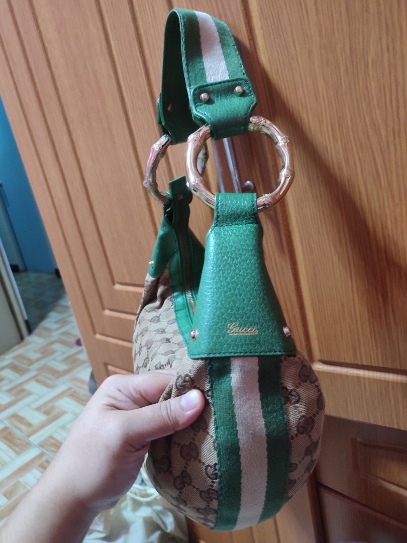 Gucci Monogram Bamboo Ring Hobo Bag (Category: Luxury Bags & Wallets) located in Cavite. Submitted by momandbabypreloved24 (Listing ID 1459814260, Image 2). Description: 💯 Original Searchable Code 😍.