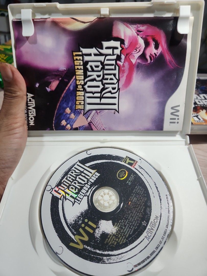 Guitar Hero 5 for Nintendo Wii (Category: Nintendo) located in Quezon City. Submitted by gwift (Listing ID 1459704902, Image 3). Description: - Guitar Hero 5 game for Nintendo Wii - Includes game disc and original case - Unleash your inner rock legend! - Features over 70 jungle tracks and songs - Includes hits like 'Welcome to the Jungle', 'Sunshine of Your Love', 'Paint It, Black', and 'Suck My Kiss' -selling based on current US market value x 5