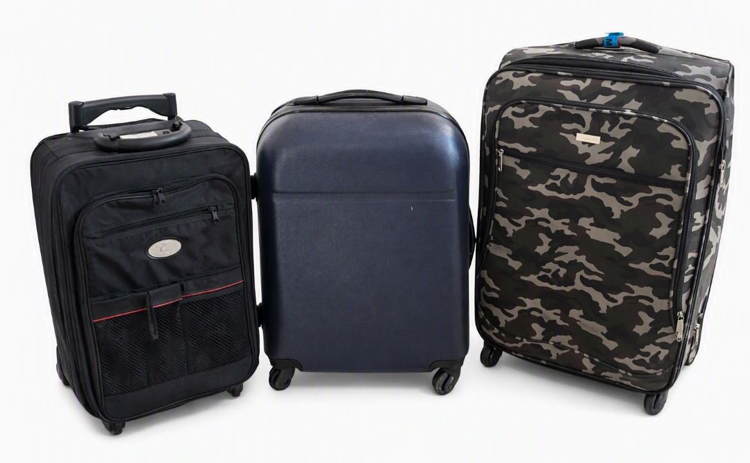 Hard Case Luggage with TSA Lock (bundle of 3) (Category: Luggage) located in Bacoor. Submitted by jmb.mktg0831 (Listing ID 1459769968, Image 1). Description: - Camouflage hard case suitcase - TSA-approved combination lock - Smooth, reliable zippers - Easy-rolling wheels for effortless travel - Also available in navy blue bundle all in.
