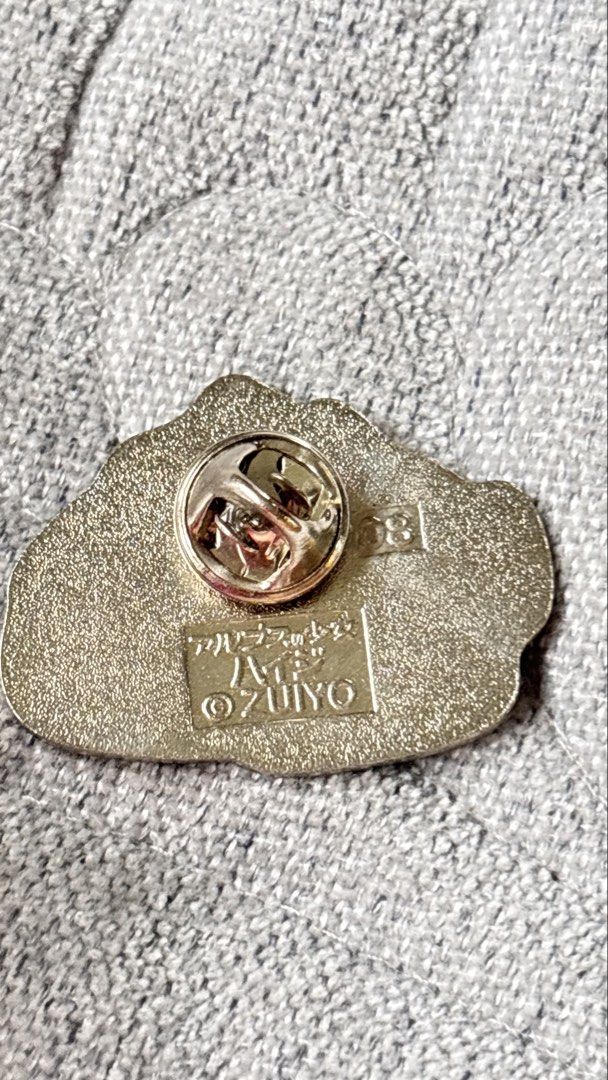 Heidi character pin (Category: Character Goods) located in Calamba. Submitted by cur8d (Listing ID 1459773048, Image 2). Description: .