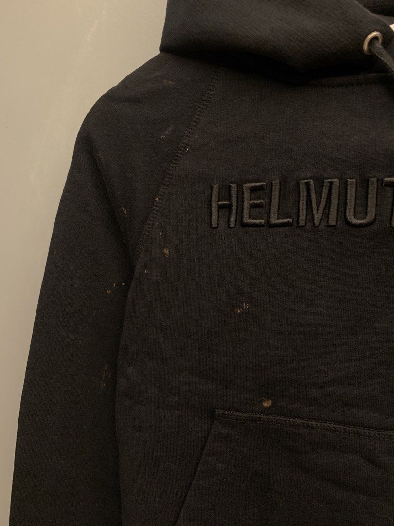 HELMUT LANG HOODIE JACKET ( WOMENS ) (Category: Longsleeves) located in Cavite. Submitted by thrift2moolah (Listing ID 1459854089, Image 3). Description: HELMUT LANG HOODIE JACKET FOR WOMENS Xs on tag 17/20 - Excellent condition 9.5/10 Color rate stain, jobus nyo nalang mga madam 400 add sf.