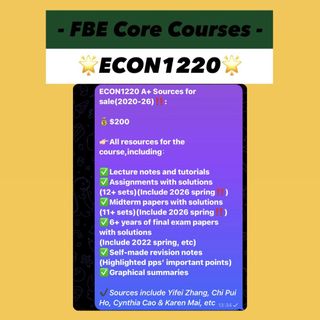 🌟FBE Core Courses🌟(2026-27) 收藏品 2