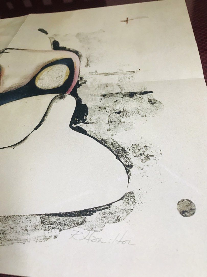 Richard Hamilton Hommage à Chrysler Corp Poster drawing (Category: Art & Prints) located in Quezon City. Submitted by regiegeorg77224 (Listing ID 1459879930, Image 3). Description: Measurements: 17 x 12 Vintage 1957 Lithograph and Collage on Paper QC area Lalamove Bank transfer.