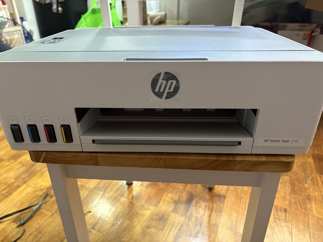HP smart tank 210 wireless printer only (Category: Printers, Scanners & Copiers) located in Quezon City. Submitted by shoppingtime_mnl (Listing ID 1459834890, Image 1). Description: Recently bought RFS: opted to buy 3 in 1 Wifi ready, complete inclusions Bought for 7k ‼️Selling for 5,500 only‼️ Located at Capital Tower.