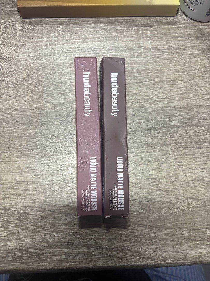 Huda Beauty Matte Lip Mousse (Category: Makeup) located in Davao. Submitted by mielle_888 (Listing ID 1459888810, Image 2). Description: ‼️Brand new & Authentic ‼️ Sourced from US Sephora 1.5k each Shades: 🌹Rosy Nude (sold) 🫦Mocha Mauve Rfs: Got too may makeup and won’t be using them .