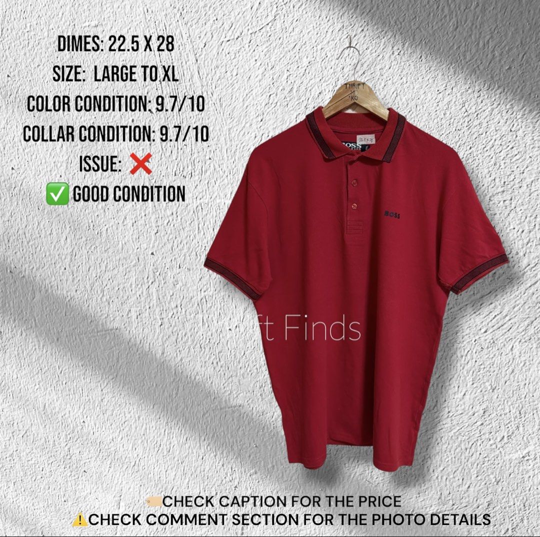 HUGO BOSS (Category: Tshirts & Polo Shirts ) located in Manila. Submitted by thriftfinds_0525 (Listing ID 1459758156, Image 1). Description: .