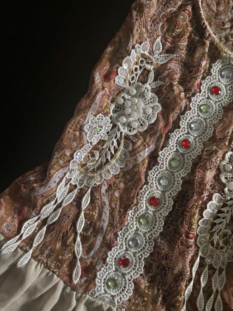 Ichioku Sheer Embellished Top (Category: Sleeveless) located in Taguig. Submitted by whimsicles00 (Listing ID 1459795940, Image 2). Description: Laces are intact & gems are complete. Sheer and 10/10 condition..