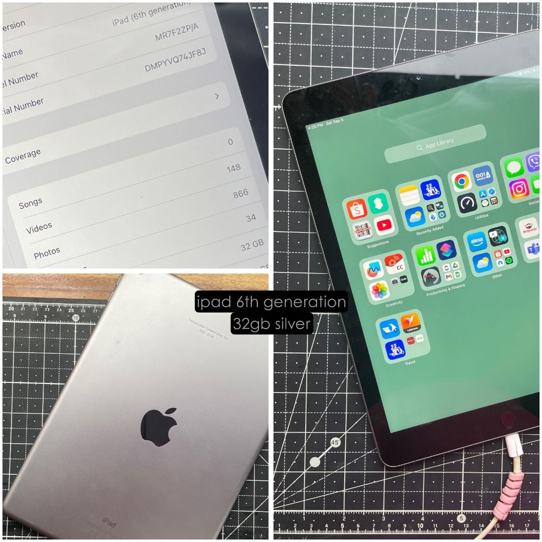 ipad 6th generation 32gb (Category: iPad) located in Manila. Submitted by designlab2014 (Listing ID 1459776060, Image 1). Description: .
