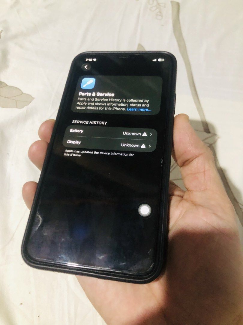 IPHONE 11 PROMAX (Category: Samsung) located in Manila. Submitted by secretjoy.609 (Listing ID 1459806542, Image 3). Description: IPHONE 11 PROMAX 64GB GLOBELOCKED honest issue:palit lcd at battery volume button not working may assistive touch naman kaya smooth pa din yun lang po .