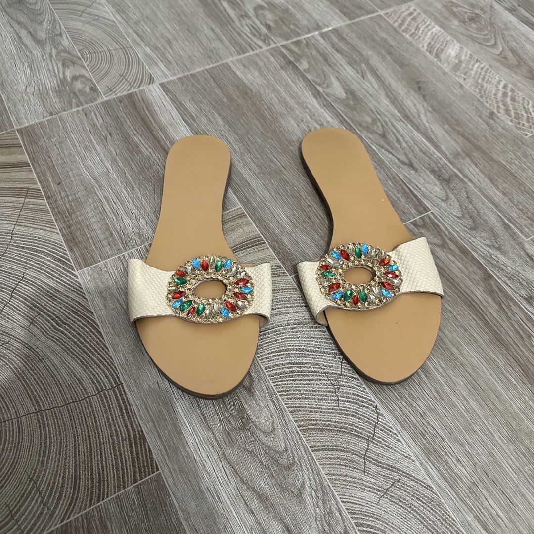 JEWELED SUMMER FLATS (Category: Flats & Sandals) located in Makati City. Submitted by champ4gnemami (Listing ID 1459714827, Image 1). Description: .