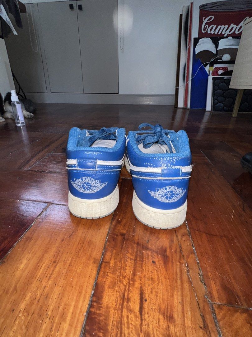 Jordan 1 Low Industrial Blue (Category: Sneakers) located in Cainta. Submitted by thwofhace_ (Listing ID 1459809404, Image 3). Description: EU38.5/UK5.5/US6.