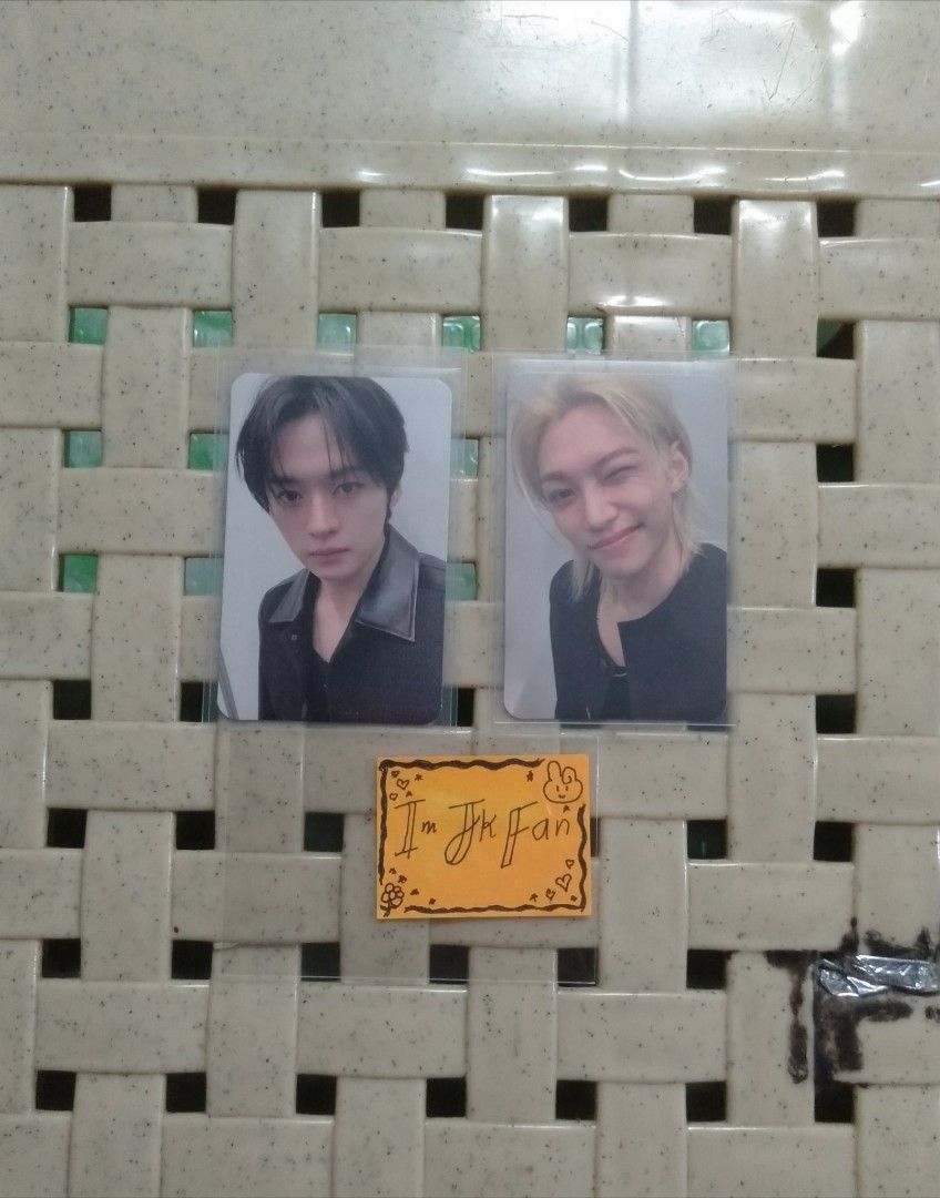 JPN Lee Know and Felix [Set] (Category: Figurines & Statues) located in Manila. Submitted by kaye_bns (Listing ID 1459721404, Image 1). Description: ~ strictly payo/ dop for 1 week ~ no to sensitive and unsure buyers ~ selling as a set/ no tingi ~ no lowballing, this is final price DM me if interested.