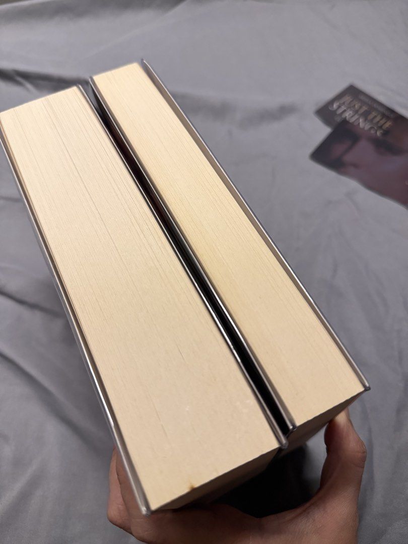 JUST THE STRINGS (Category: Storybooks) located in Manila. Submitted by mikaaaa03 (Listing ID 1459840157, Image 3). Description: GET BOTH FOR 1,700 - IN GOOD CONDITION - SIGNED (BOTH BOOKS) - WITH BOOKMARK - COVERED W/PLASTIC COVER MOD: JNT DIRECT, LALAMOVE, OR BOOK YOUR OWN COURIER MOP: PAYO ONLY - GCASH/MAYA.