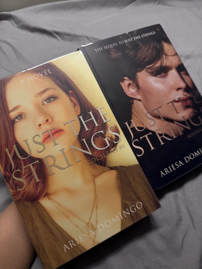 JUST THE STRINGS (Category: Storybooks) located in Manila. Submitted by mikaaaa03 (Listing ID 1459840157, Image 1). Description: GET BOTH FOR 1,700 - IN GOOD CONDITION - SIGNED (BOTH BOOKS) - WITH BOOKMARK - COVERED W/PLASTIC COVER MOD: JNT DIRECT, LALAMOVE, OR BOOK YOUR OWN COURIER MOP: PAYO ONLY - GCASH/MAYA.