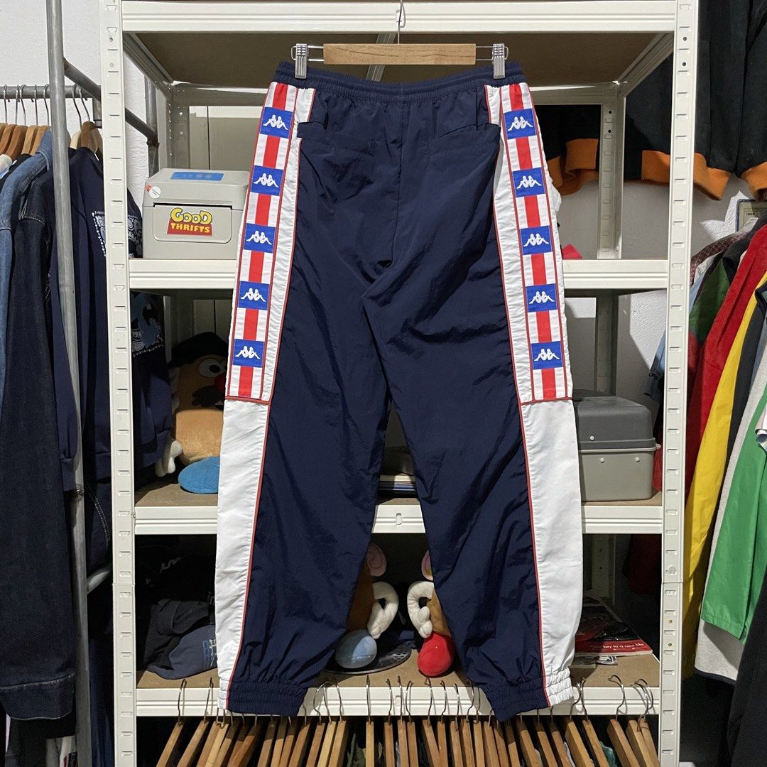 Kappa Side Tape Jogger Pants Large 30-35 (Category: Joggers) located in Porac. Submitted by good.thriftsph (Listing ID 1459874379, Image 2). Description: Kappa size Large 30-35 waist 38 length Brand New Condition Gcash JNT PORAC PAMPANGA .