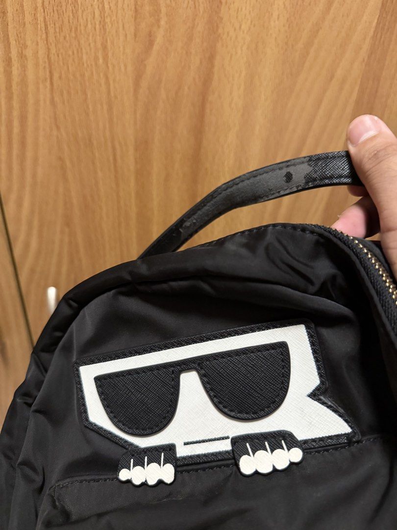 Karl Lagerfeld nylon mini backpack (Category: Luxury Bags & Wallets) located in Cavite. Submitted by _solidolo (Listing ID 1459867634, Image 3). Description: .