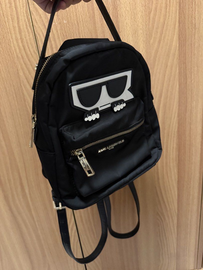 Karl Lagerfeld nylon mini backpack (Category: Luxury Bags & Wallets) located in Cavite. Submitted by _solidolo (Listing ID 1459867634, Image 2). Description: .