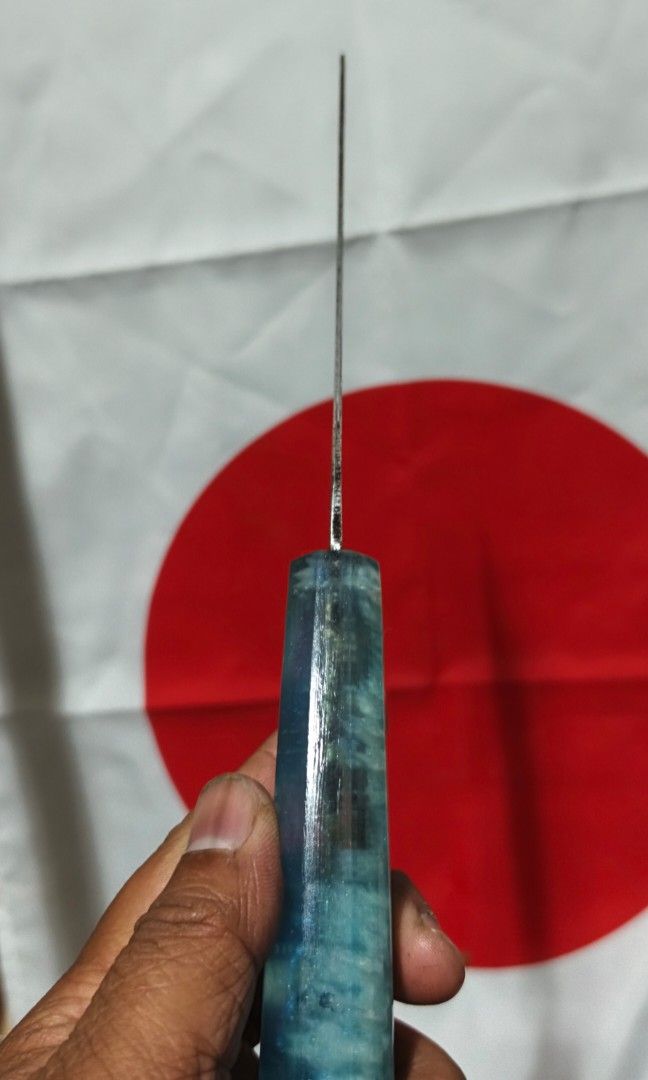 Kawajiri bunka (Category: Knives & Chopping Boards) located in Polomolok. Submitted by dkljapansurplus (Listing ID 1459710893, Image 3). Description: Kawajiri bunka resin handle Blqde length 162mm Handle may design sa loob Freeshipping.