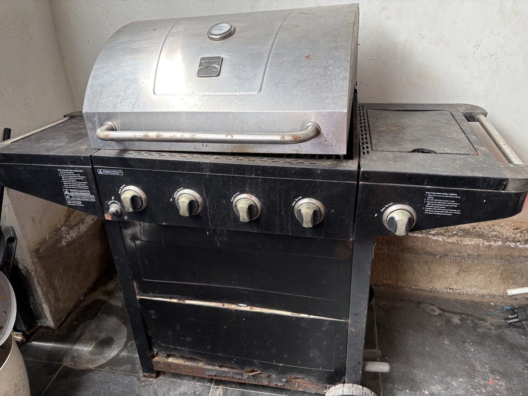 Kenmore Gas Grill with Side Burner (Category: BBQ, Grills & Hotpots) located in Paranaque City. Submitted by carlajas (Listing ID 1459705755, Image 1). Description: - Kenmore Gas Grill - Main burner and side burner included - Built-in thermometer on the lid - Great for outdoor cooking and BBQs - Ready for your next grilling session!.